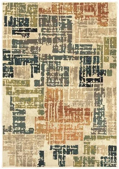 Evandale 9836A Beige/Multi Rug - Rug & Home