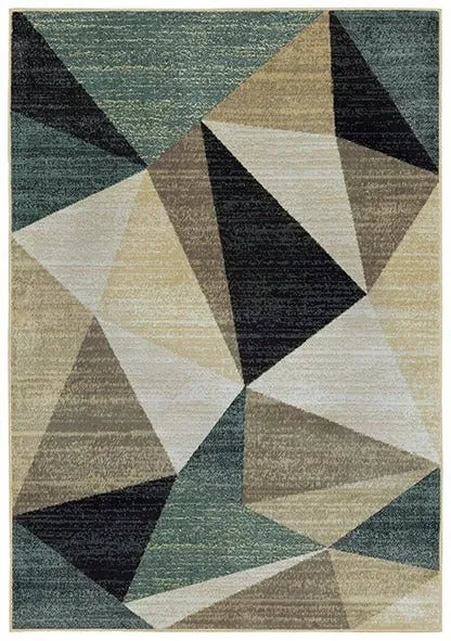 Evandale 9841B Grey/Blue Rug - Rug & Home