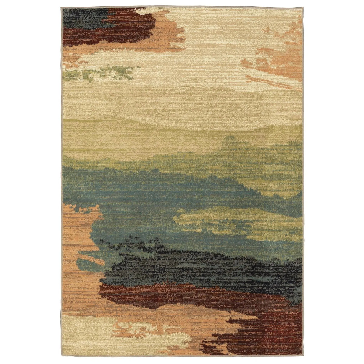 Evandale 9849A Beige/Multi Rug