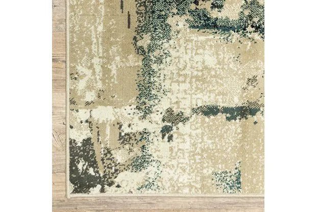 Evandale 9854A Beige/Blue Rug - Rug & Home