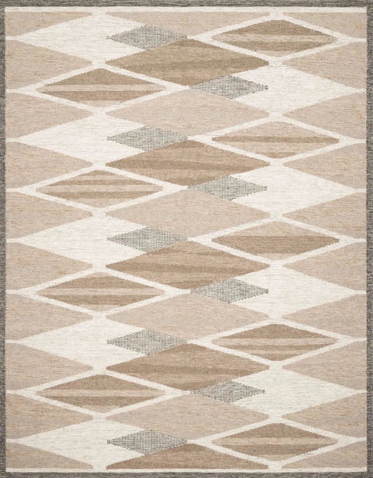 Evelina EVE-04 Taupe/Bark Rug