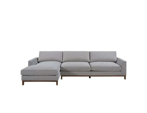 Everett Sectional W/LAF Chaise Grey - Rug & Home