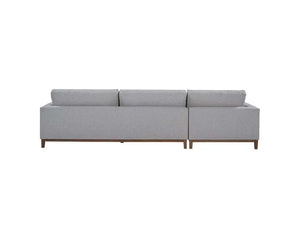 Everett Sectional W/LAF Chaise Grey - Rug & Home