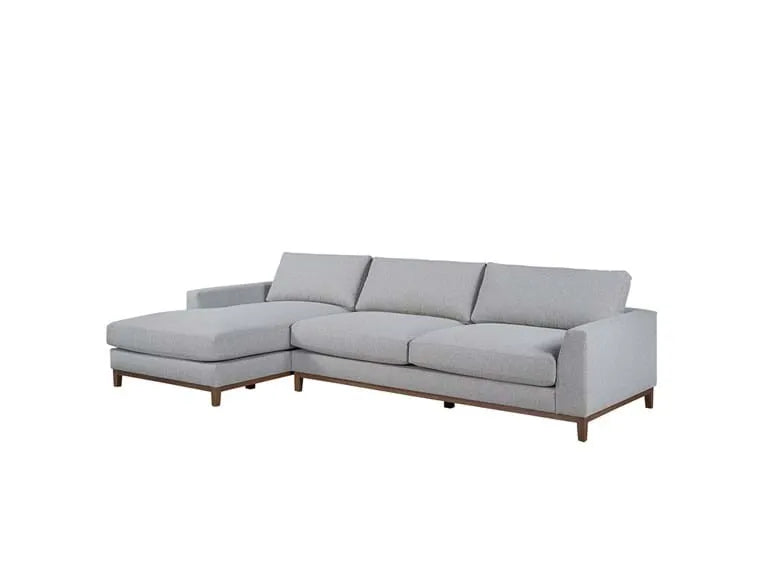 Everett Sectional W/LAF Chaise Grey - Rug & Home