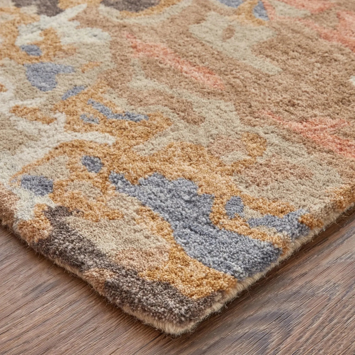 Everley EVE8644F Tan/Blue Rug