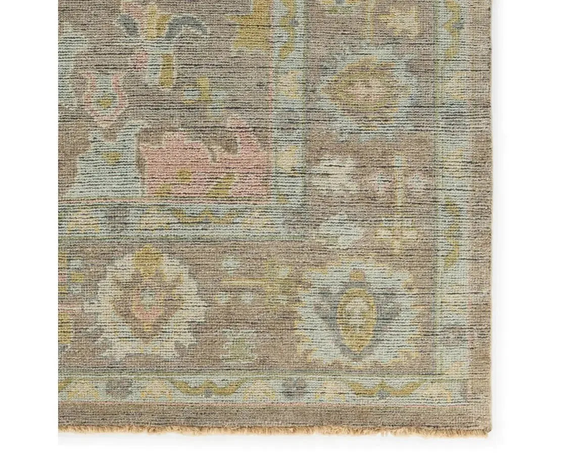 Everly EVE01 Green Rug - Rug & Home