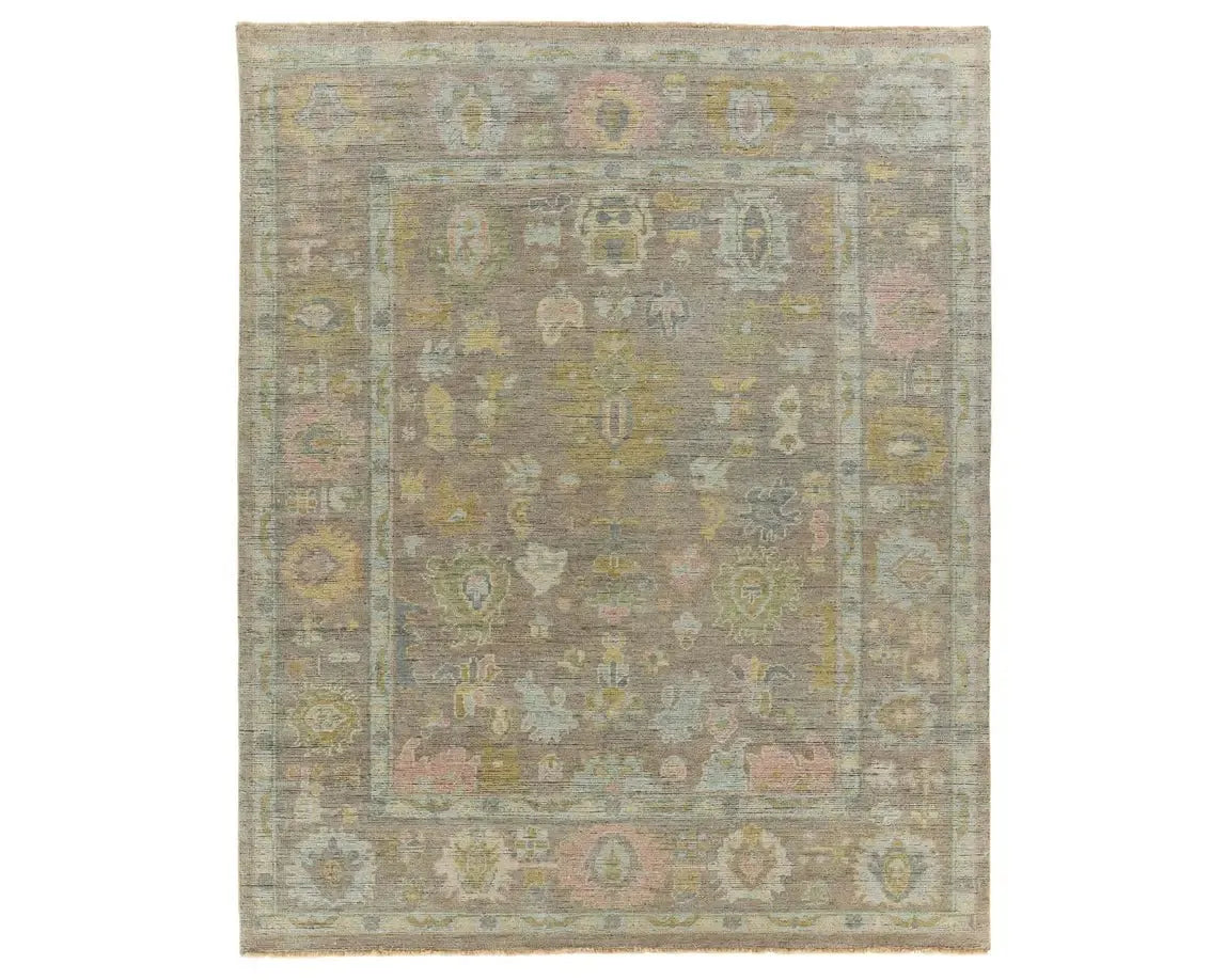 Everly EVE01 Green Rug - Rug & Home