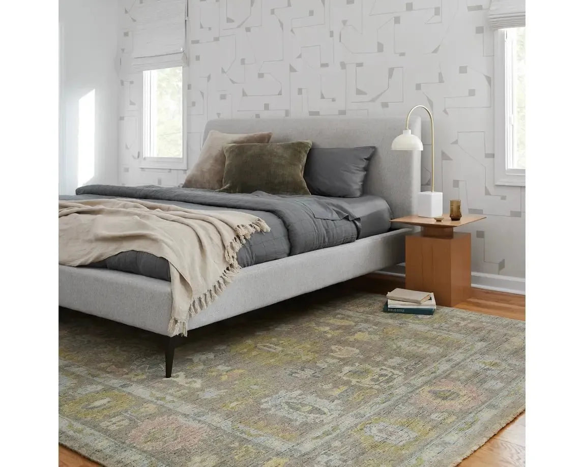 Everly EVE01 Green Rug - Rug & Home