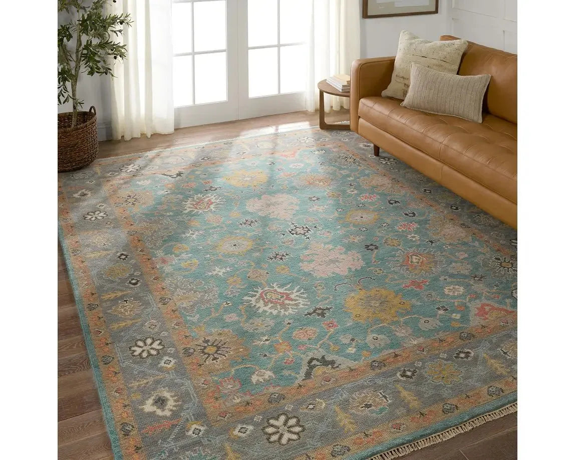 Everly EVE03 Blue Rug - Rug & Home