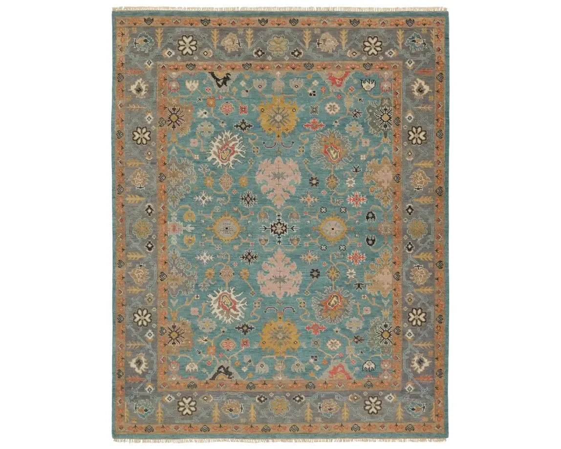 Everly EVE03 Blue Rug - Rug & Home