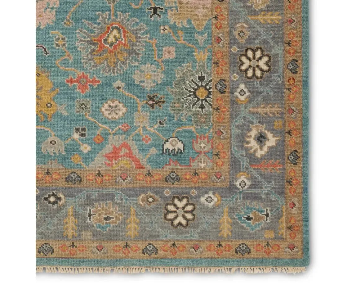 Everly EVE03 Blue Rug - Rug & Home