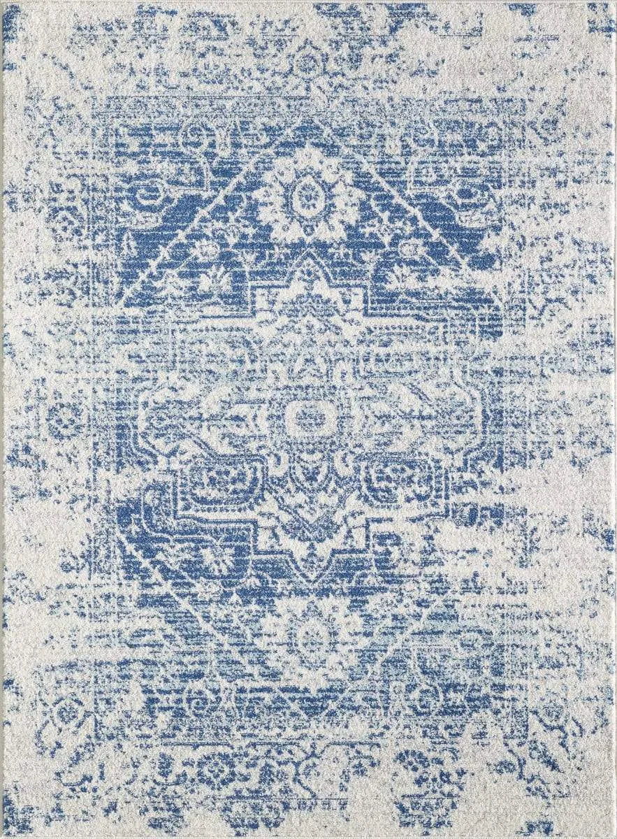 Evolution 5106 Ivory/Blue Verona Rug - Rug & Home