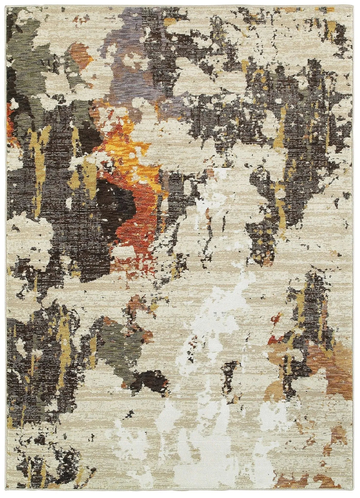 Evolution 7770J Beige/ Charcoal Rug - Rug & Home