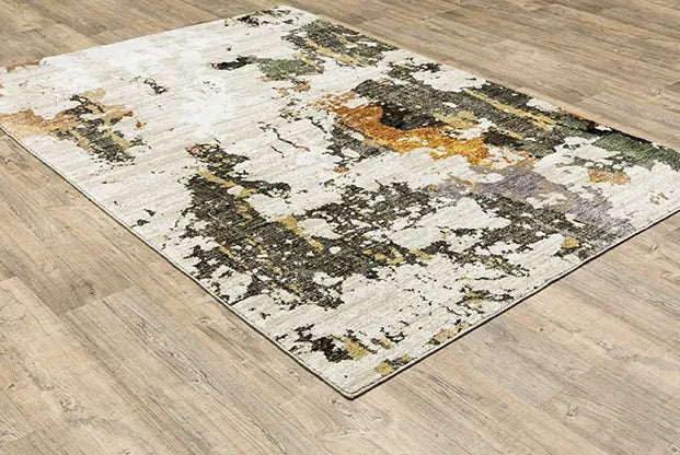 Evolution 7770J Beige/ Charcoal Rug - Rug & Home