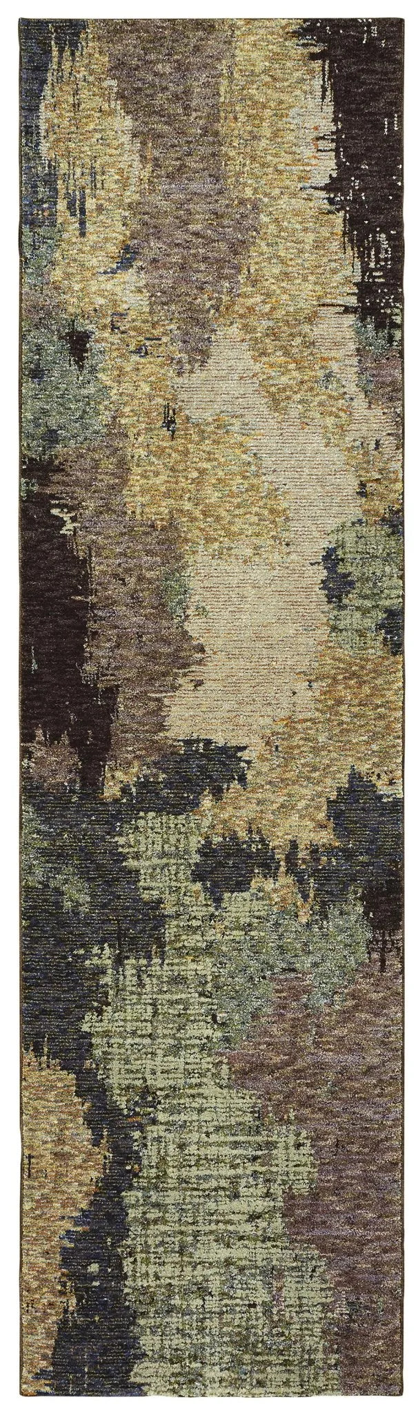 Evolution 8011B Blue/ Brown Rug - Rug & Home