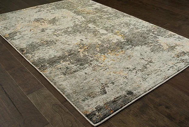 Evolution 8025B Grey/ Gold Rug - Rug & Home