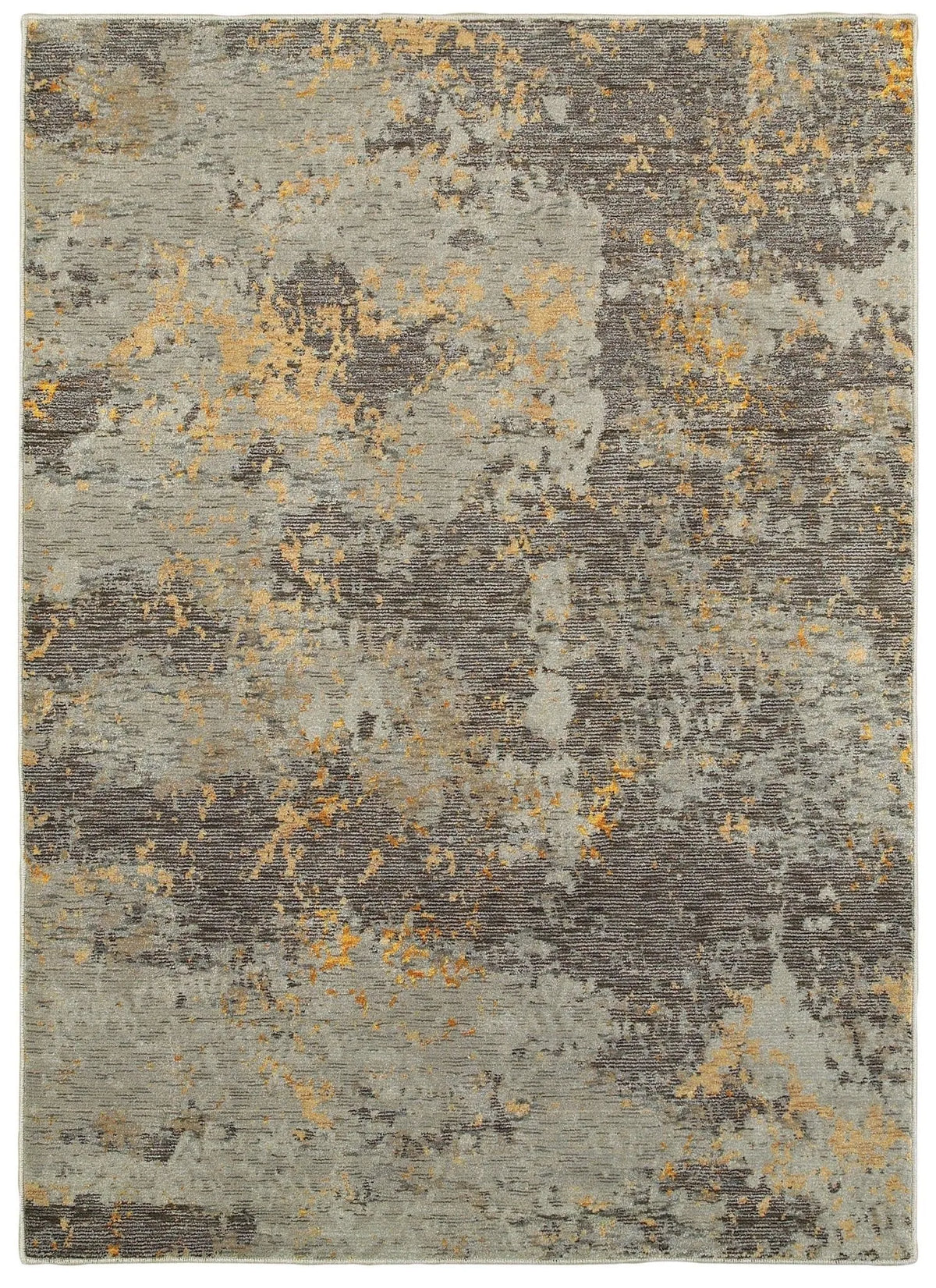 Evolution 8025B Grey/ Gold Rug - Rug & Home