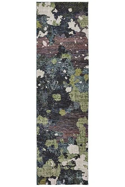 Evolution 8029A Navy/ Green Rug - Rug & Home