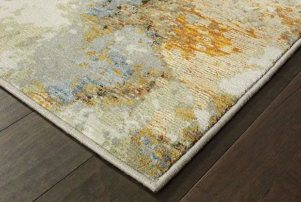 Evolution 8031B Gold/ Beige Rug - Rug & Home