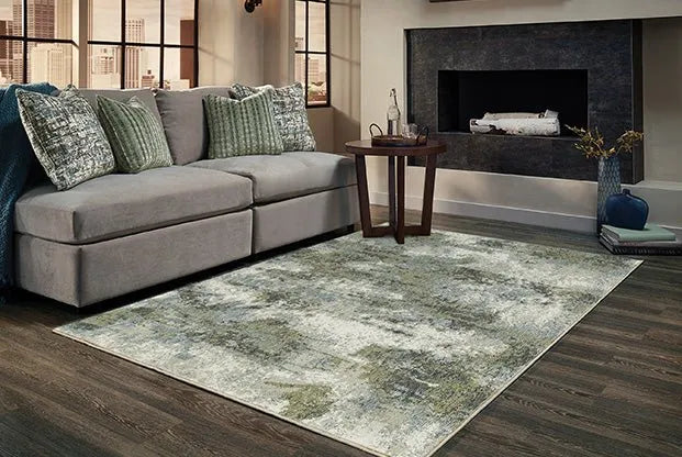 Evolution 8039E Blue/ Green Rug - Rug & Home