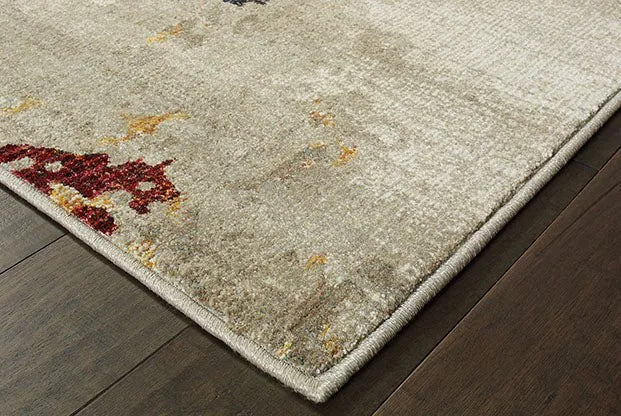 Evolution 8043K Beige/ Blue Rug - Rug & Home