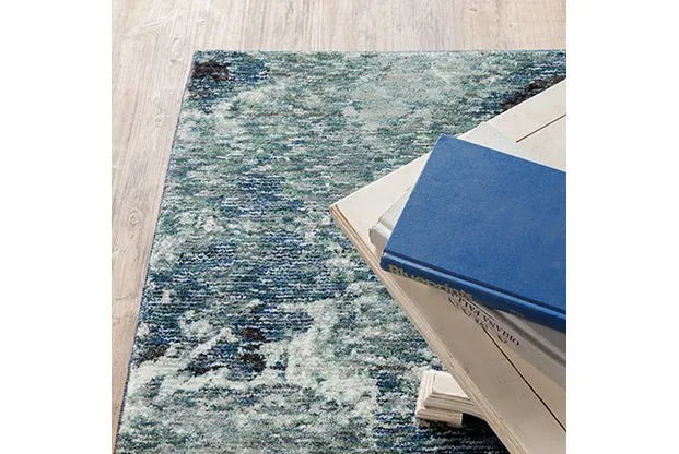 Evolution 962A Blue/Ivory Rug - Rug & Home