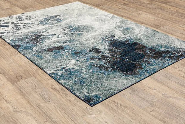 Evolution 962A Blue/Ivory Rug - Rug & Home