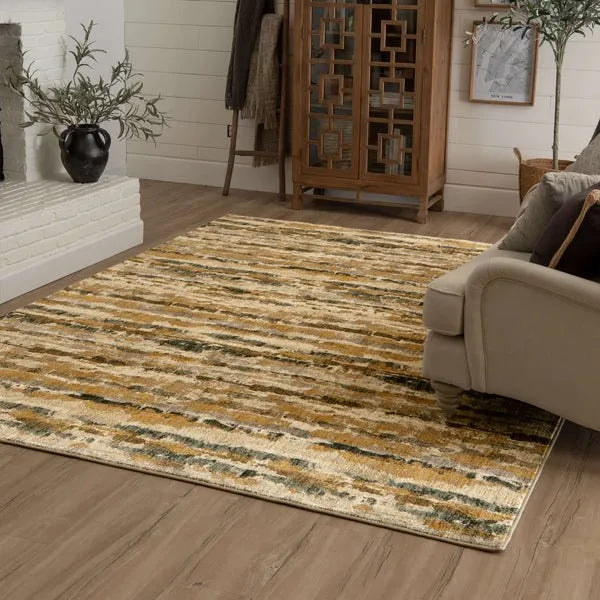 Expressions Amalgamate Gold by Scott Living 91674 10034 Rug - Rug & Home