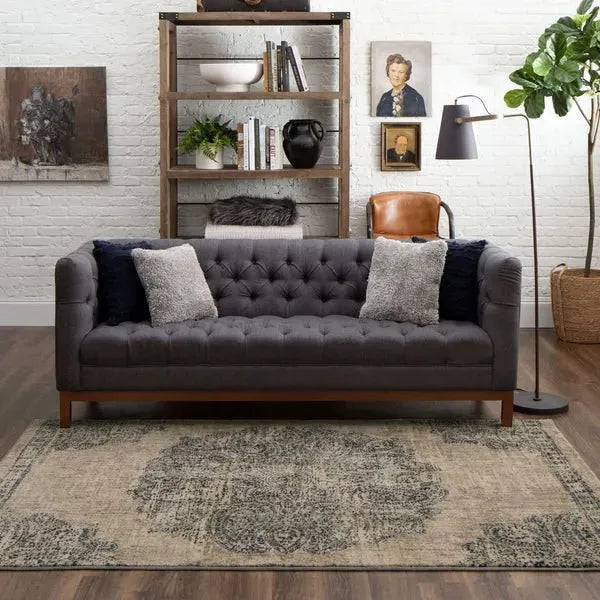 Expressions Dharma Medallion Indigo by Scott Living 91672 50102 Rug