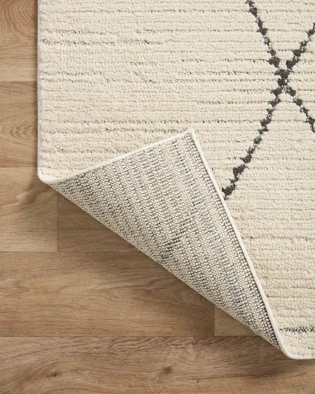 Fabian FAB-02 Ivory/Charcoal Rug - Rug & Home