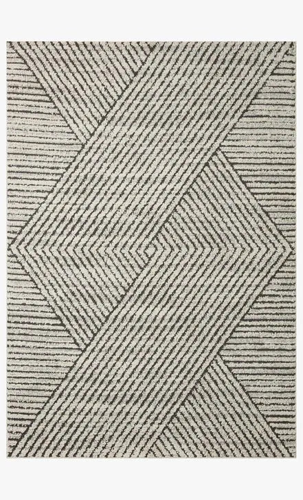 Fabian FAB-06 Charcoal/Ivory Rug - Rug & Home