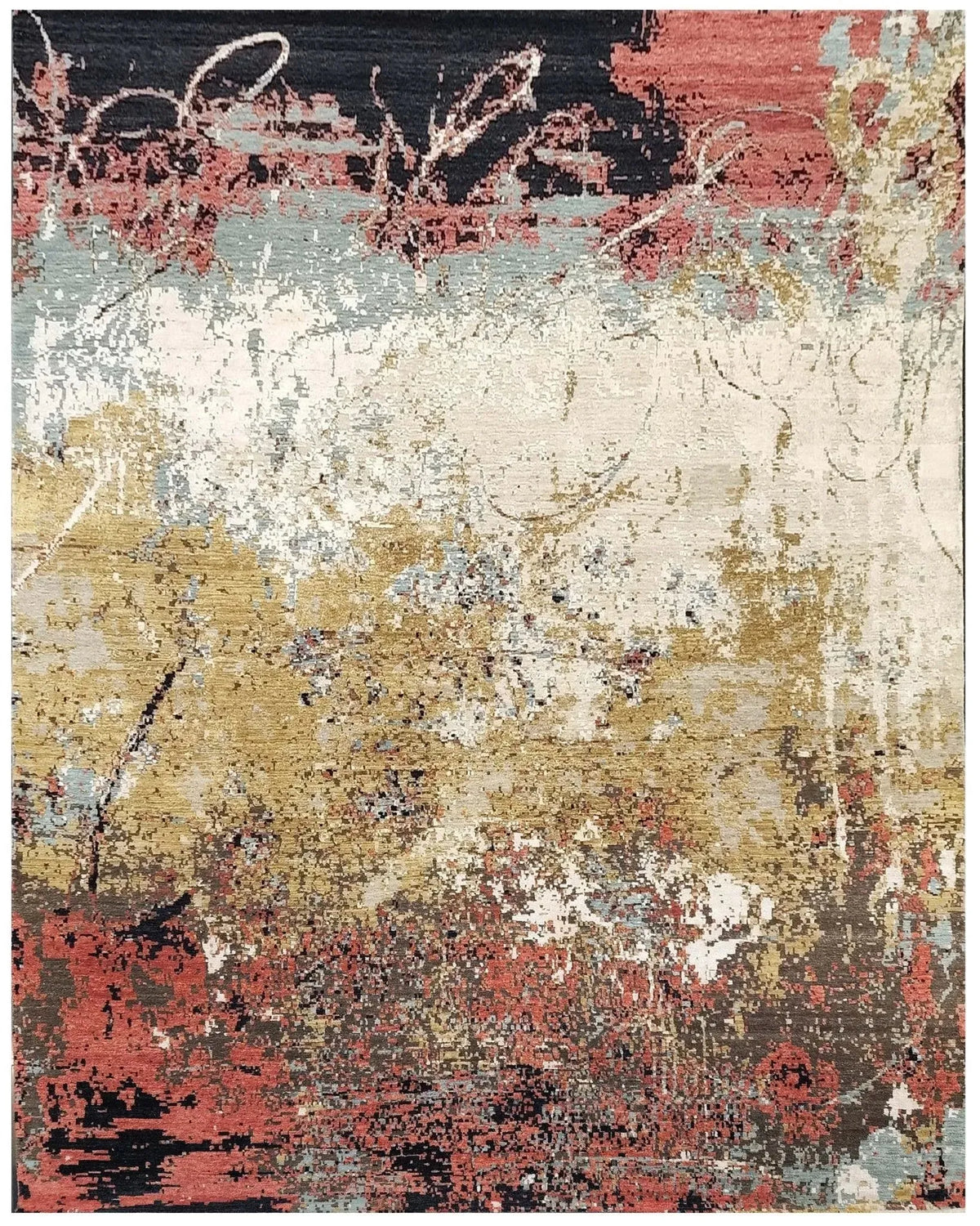 Faire 6041 Red/Black Rug