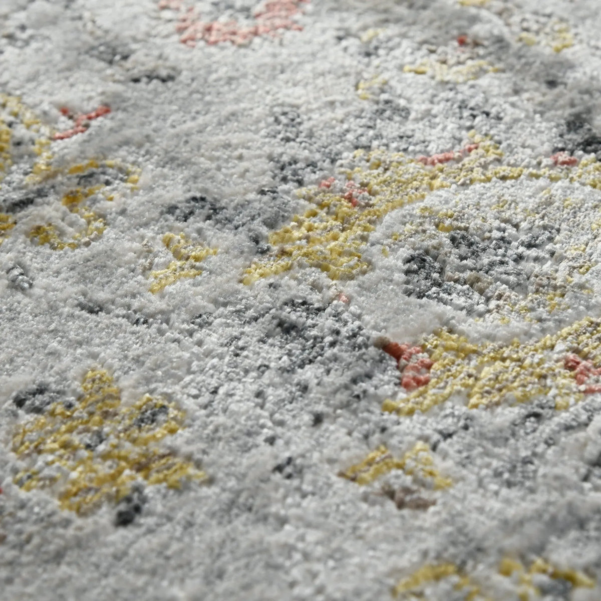 Fairmont FAI-1 Charcoal/Yellow Rug