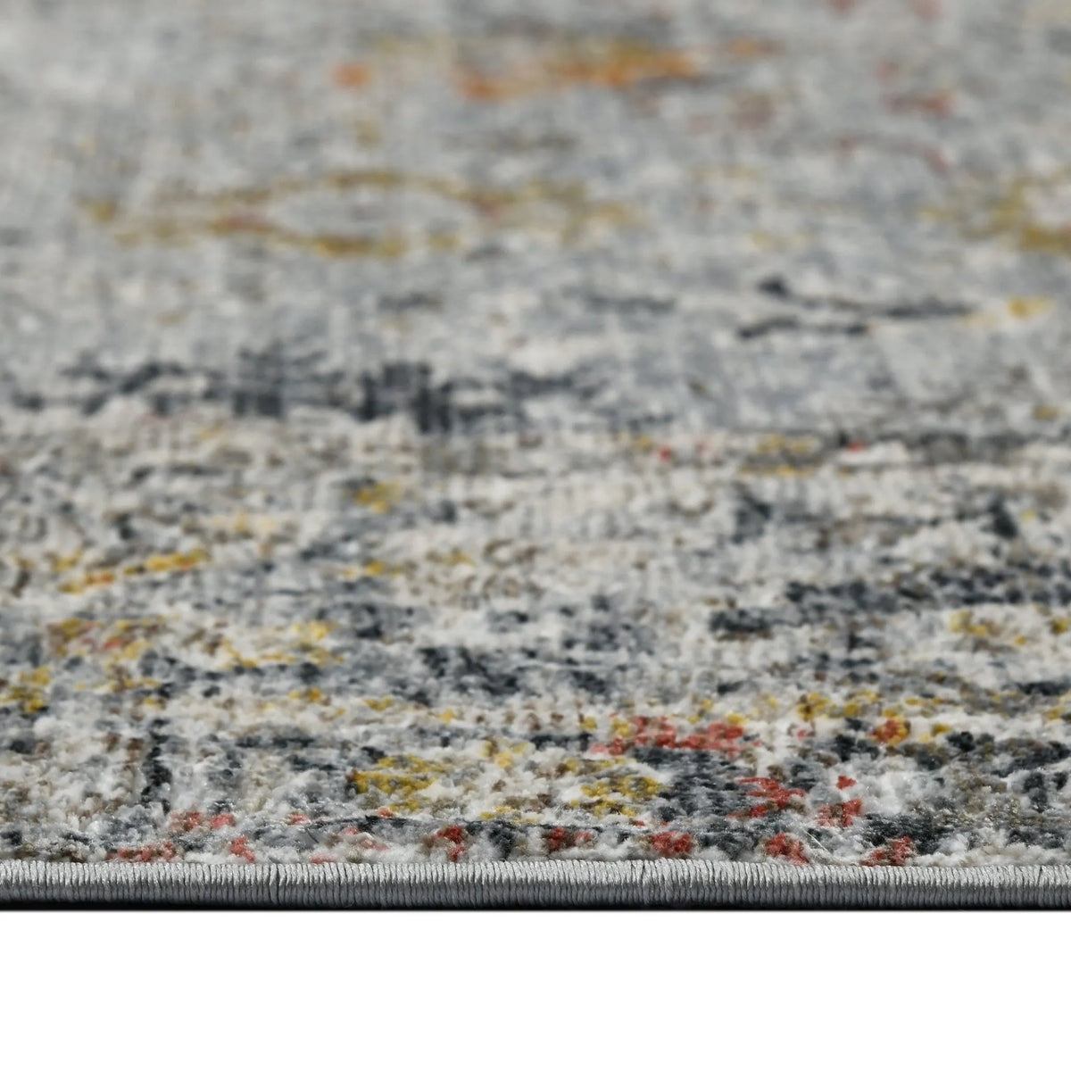 Fairmont FAI-1 Charcoal/Yellow Rug