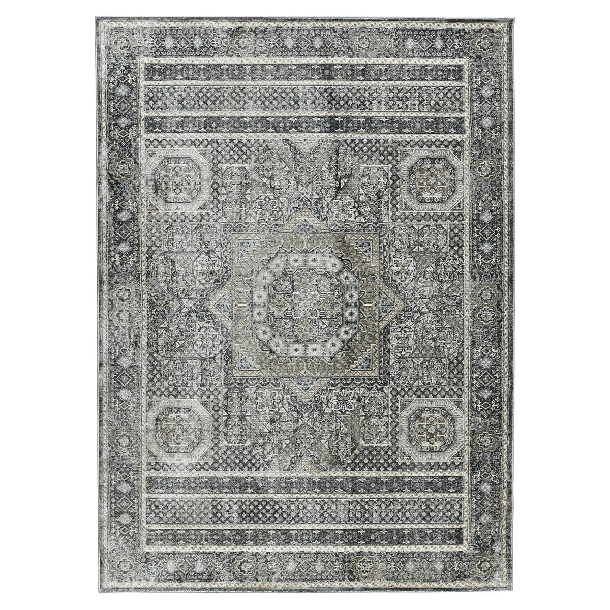 Fairmont FAI-6 Charcoal Rug - Rug & Home