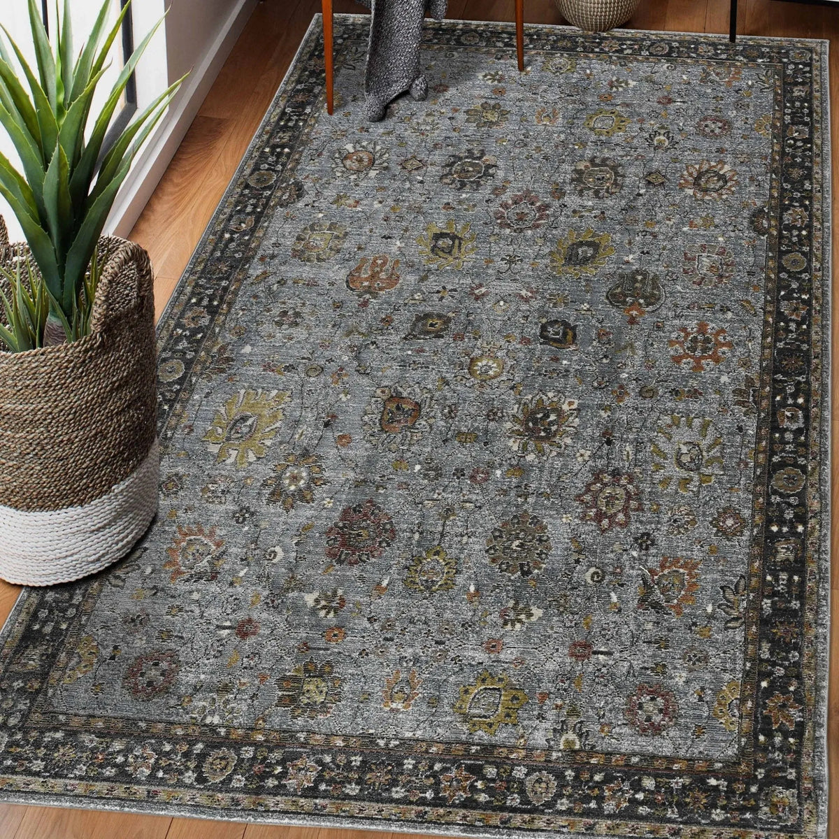 Fairmont FAI-7 Grey Rug - Rug & Home