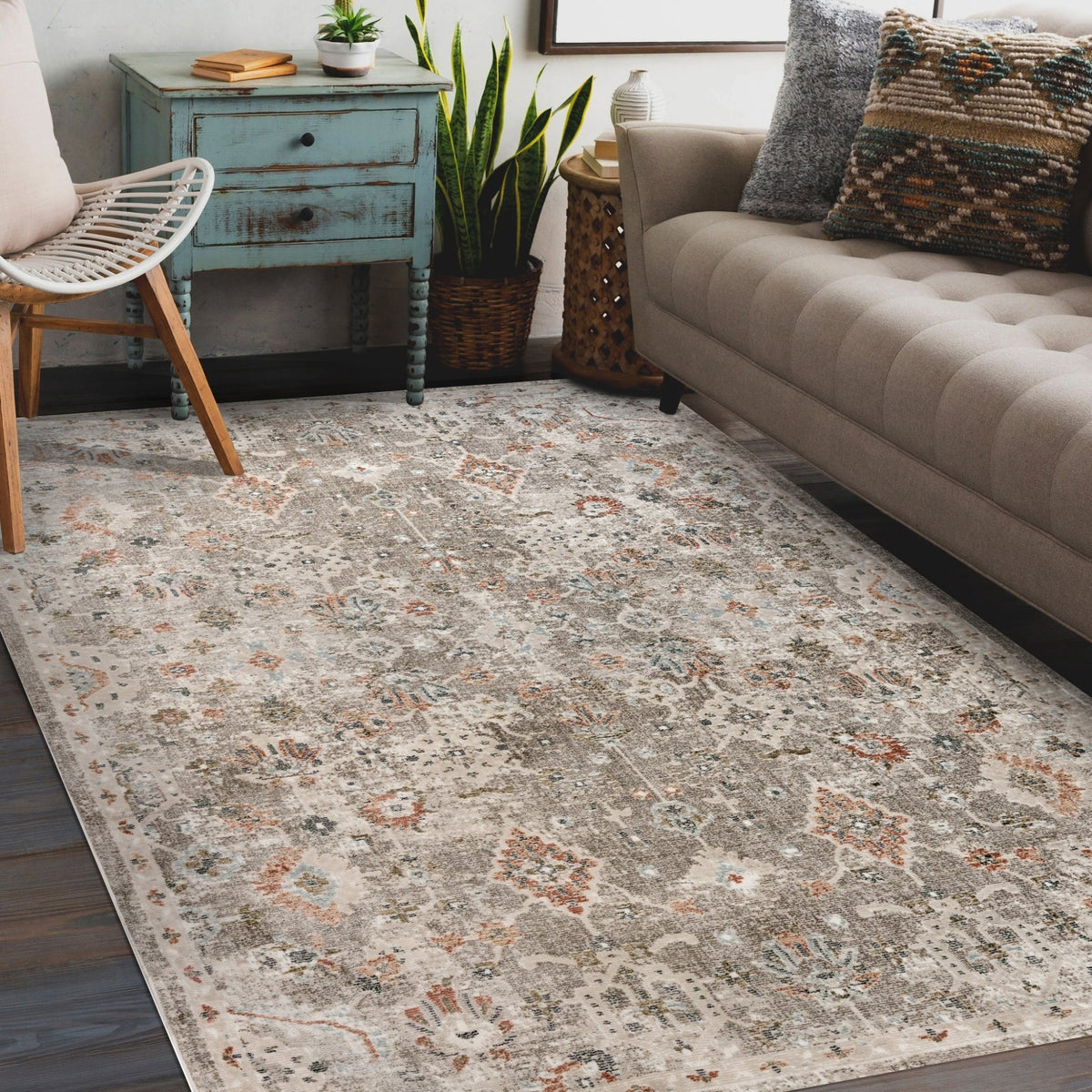 Fairmont FAI-8 Grey Rug - Rug & Home