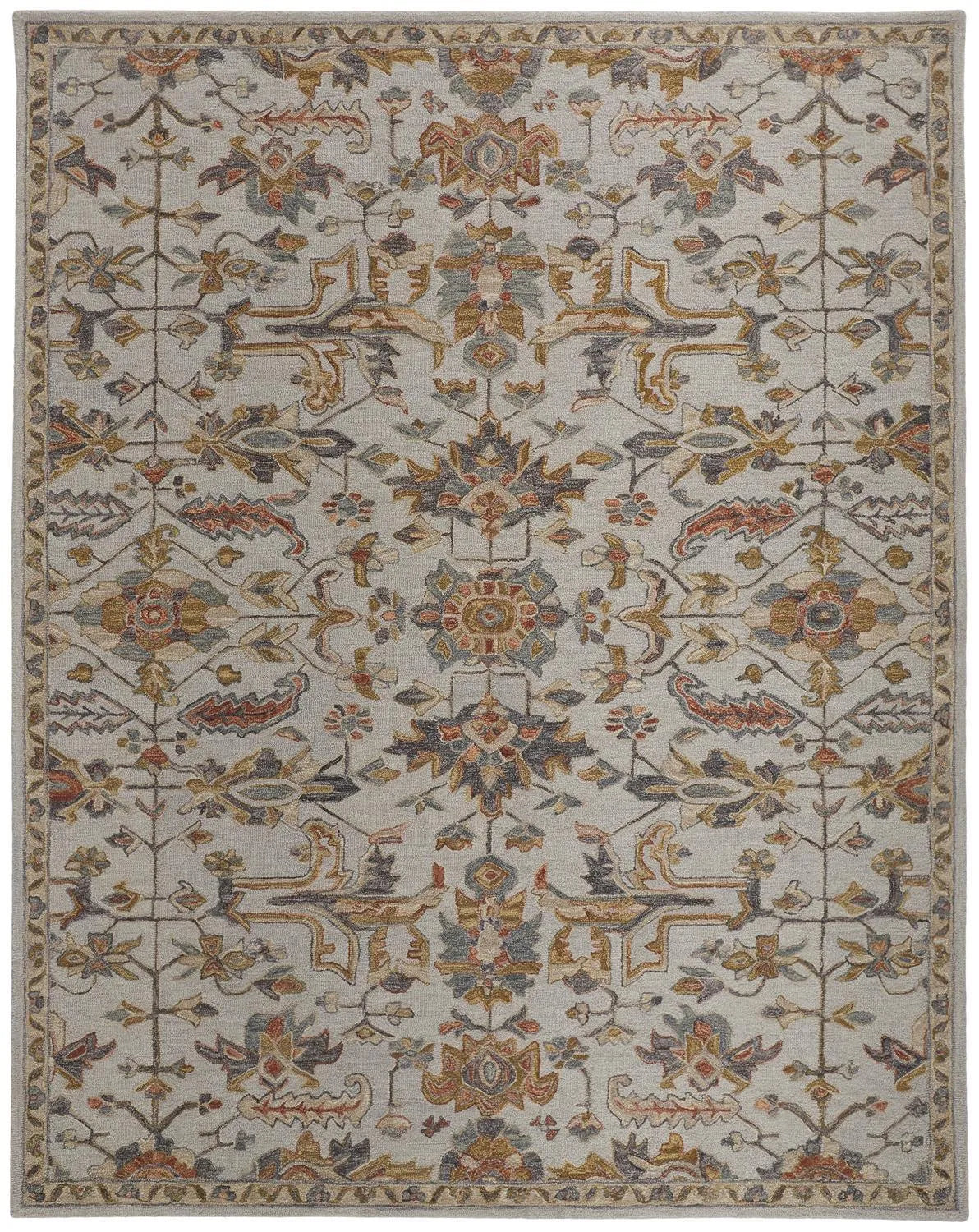 Fallon 8838F Gray/Gold Rug - Rug & Home