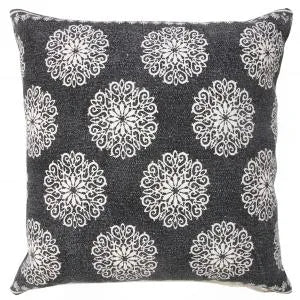 Fantasy 07803BLK Black Pillow - Rug & Home