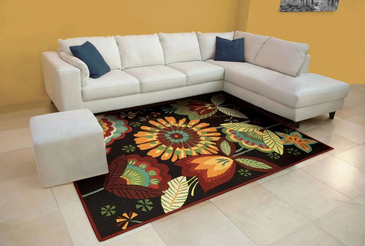 Fantasy FA12 Black Rug