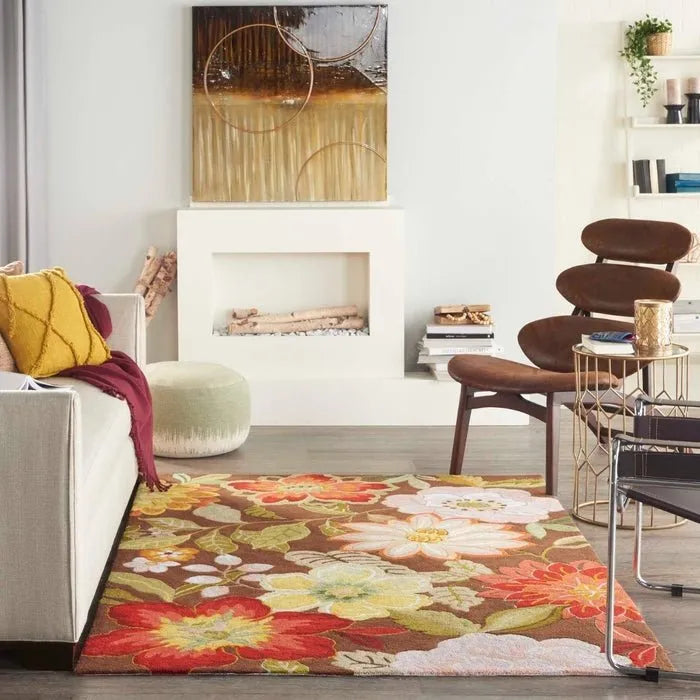 Fantasy FA18 Chocolate Rug - Rug & Home