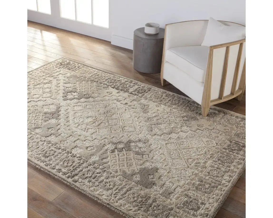 Farryn FAR02 Grey Rug - Rug & Home