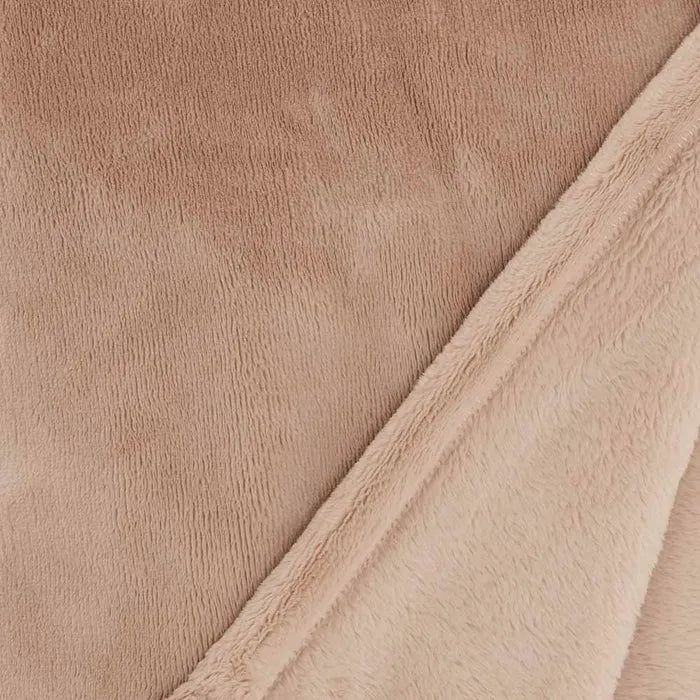 Faux Fur AP102 Blush Throw Blanket - Rug & Home