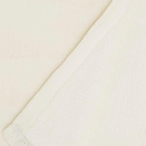 Faux Fur AP102 Ivory Throw Blanket - Rug & Home