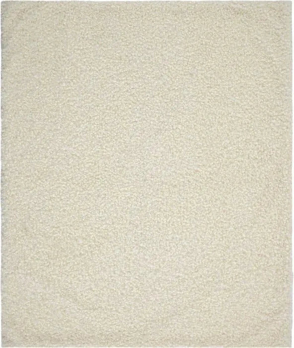 Faux Fur FL200 Ivory Throw Blanket