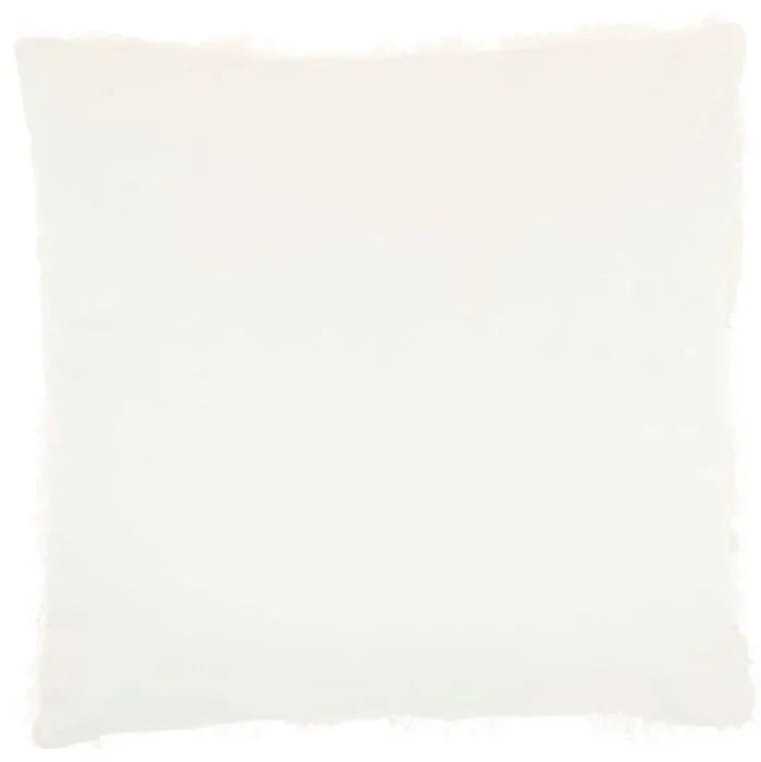 Faux Fur L0296 White Pillow