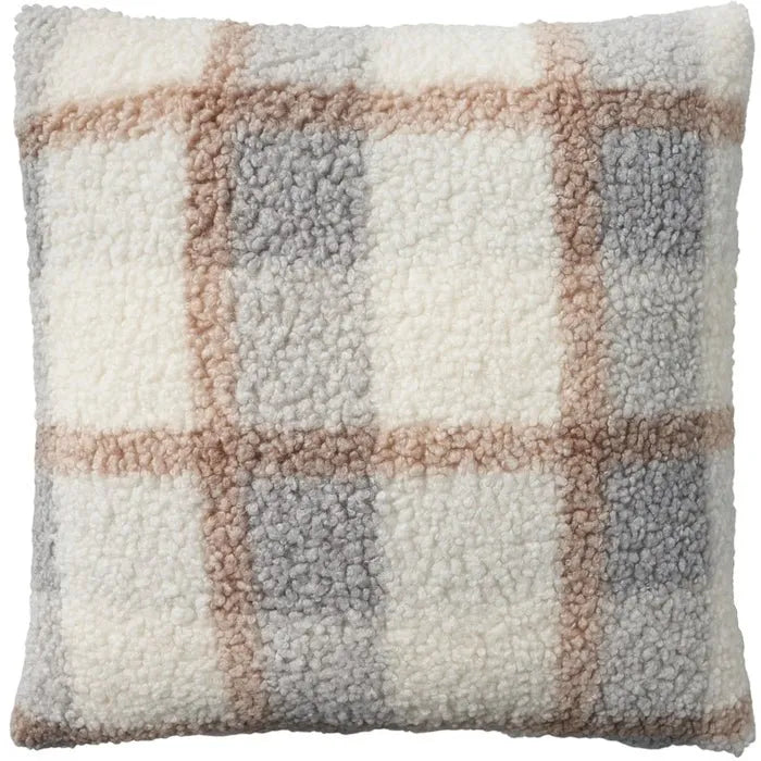 Faux Fur RD320 Blue Pillow - Rug & Home