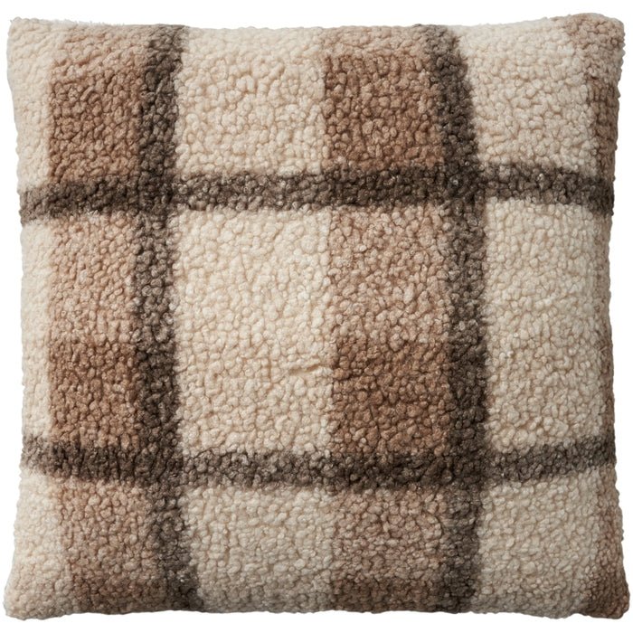 Faux Fur RD320 Brown Pillow - Rug & Home