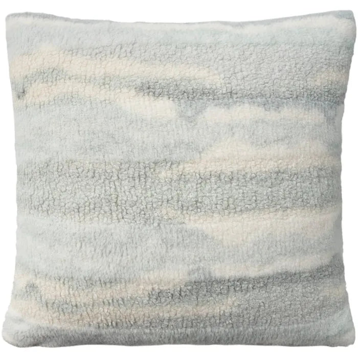 Faux Fur RD520 Seafoam Pillow - Rug & Home