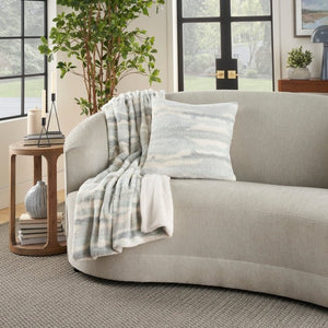 Faux Fur RD520 Seafoam Pillow - Rug & Home